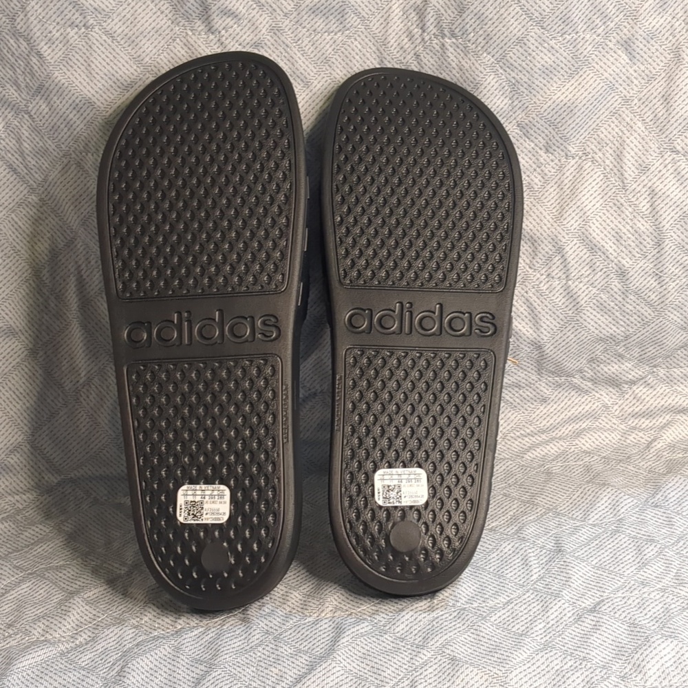Adidas Black Slide Sandals - Picture 6 of 16